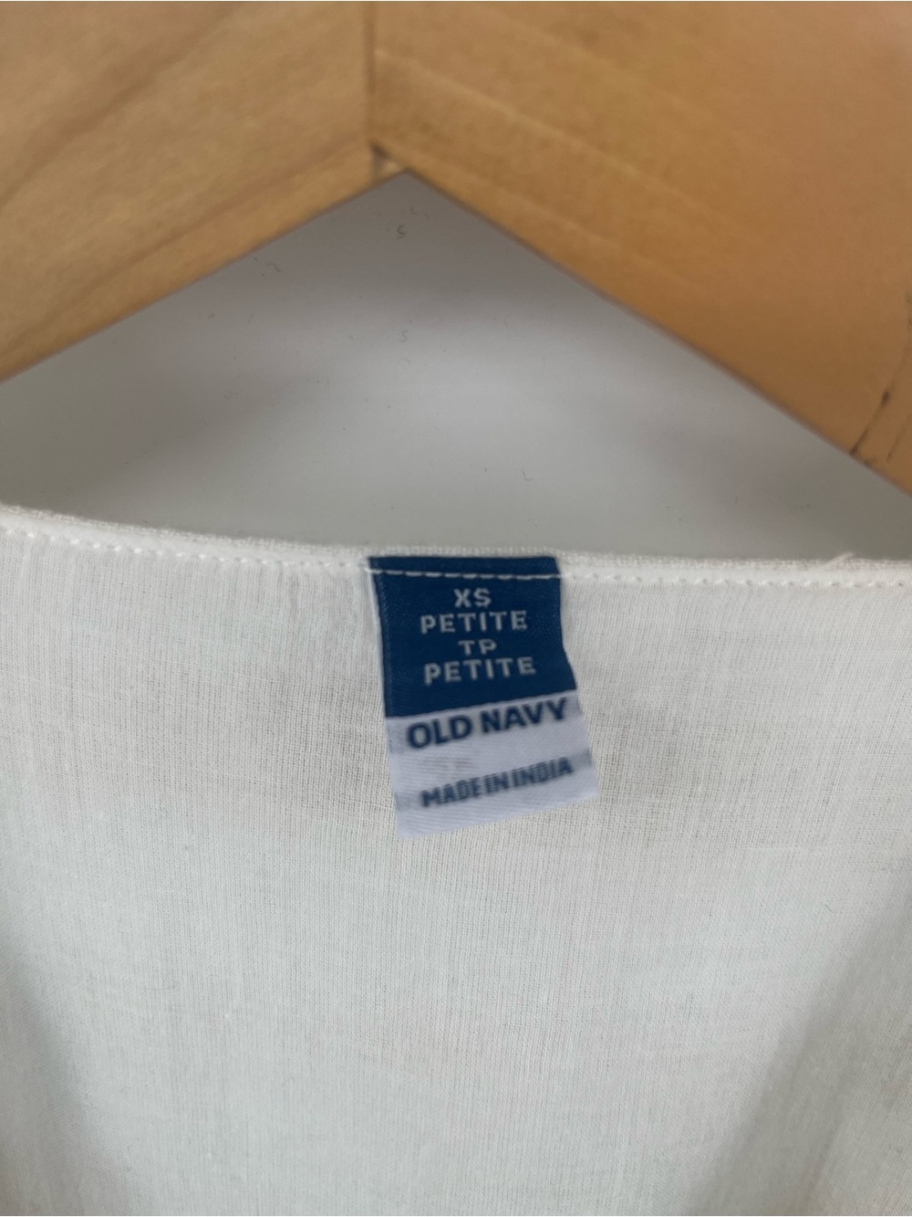 Old Navy Jacquard Cotton Blend Mini Dress XS Petite Cream - Picture 6 of 10